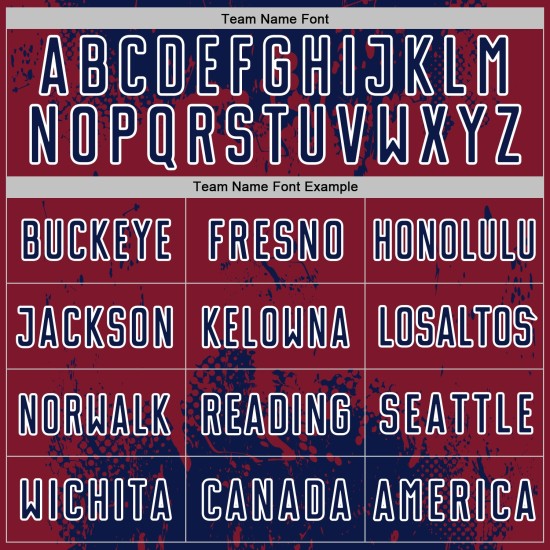 Navy Crimson-White Sublimation Sports Grunge Art Jersey Splatter Abstract Custom Soccer Uniform Navy Crimson-White Sublimation Sports Grunge Art Jersey Splatter Abstract Custom Soccer Uniform