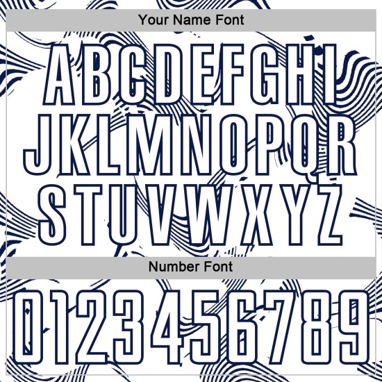 Curve Sports Custom Soccer White Navy Uniform Jersey Lines Sublimation