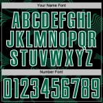 Kelly Uniform Sublimation Soccer Custom Black Curve Sports Lines Jersey Green-White Kelly Uniform Sublimation Soccer Custom Black Curve Sports Lines Jersey Green-White