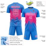 Sports Blue Uniform Grunge Sublimation Jersey Splatter Powder Pink-White Soccer Art Custom Abstract Sports Blue Uniform Grunge Sublimation Jersey Splatter Powder Pink-White Soccer Art Custom Abstract
