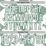 Sports Curve Uniform Lines Soccer Sublimation Green Jersey White Custom Sports Curve Uniform Lines Soccer Sublimation Green Jersey White Custom