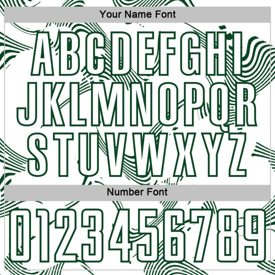 Sports Curve Uniform Lines Soccer Sublimation Green Jersey White Custom Sports Curve Uniform Lines Soccer Sublimation Green Jersey White Custom