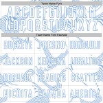 Light Jersey Sublimation Uniform Curve Sports Soccer Custom Blue Lines White