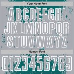 Gray-White Uniform Sublimation Teal Jersey Soccer Sports Abstract Splatter Custom Art Grunge Gray-White Uniform Sublimation Teal Jersey Soccer Sports Abstract Splatter Custom Art Grunge