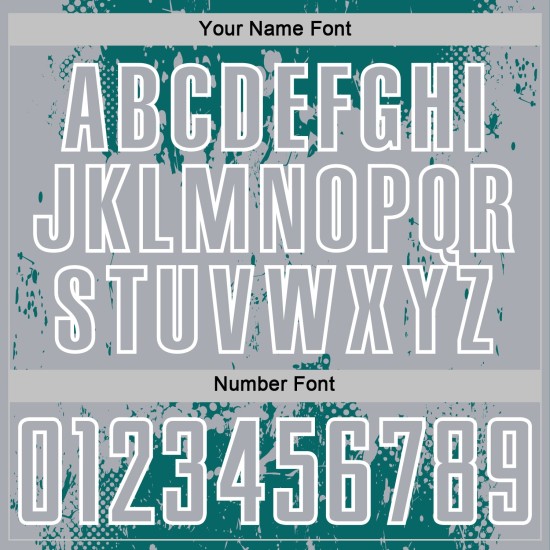 Gray-White Uniform Sublimation Teal Jersey Soccer Sports Abstract Splatter Custom Art Grunge Gray-White Uniform Sublimation Teal Jersey Soccer Sports Abstract Splatter Custom Art Grunge