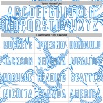 White Sublimation Curve Powder Jersey Sports Uniform Lines Blue Soccer Custom