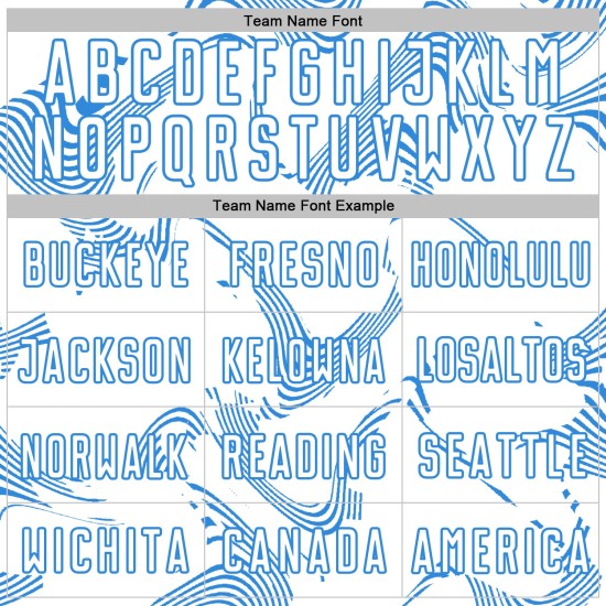 White Sublimation Curve Powder Jersey Sports Uniform Lines Blue Soccer Custom