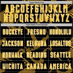 Curve Custom Black Uniform Lines Jersey Sublimation Soccer Gold-White Sports