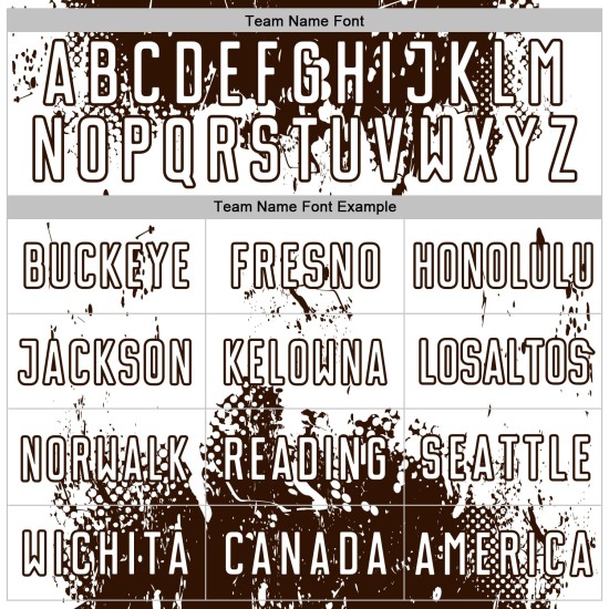 Soccer Sublimation Sports Abstract Art Brown White Jersey Uniform Splatter Grunge Custom Soccer Sublimation Sports Abstract Art Brown White Jersey Uniform Splatter Grunge Custom