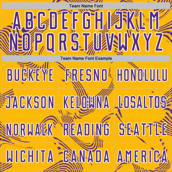 Sublimation Gold Purple-White Sports Soccer Uniform Custom Curve Jersey Lines Sublimation Gold Purple-White Sports Soccer Uniform Custom Curve Jersey Lines