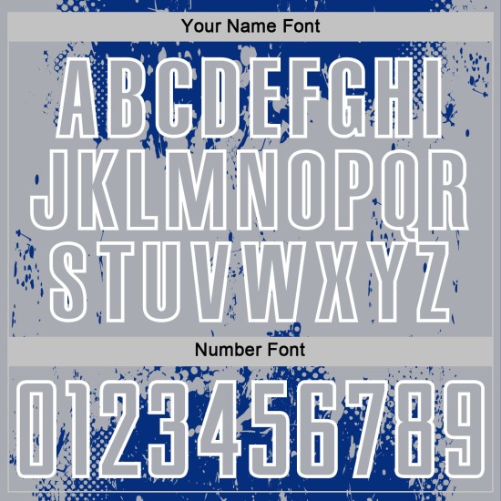 Splatter Gray-White Uniform Soccer Custom Jersey Sports Abstract Art Royal Sublimation Grunge Splatter Gray-White Uniform Soccer Custom Jersey Sports Abstract Art Royal Sublimation Grunge