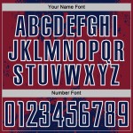 Navy Crimson-White Sublimation Sports Grunge Art Jersey Splatter Abstract Custom Soccer Uniform Navy Crimson-White Sublimation Sports Grunge Art Jersey Splatter Abstract Custom Soccer Uniform