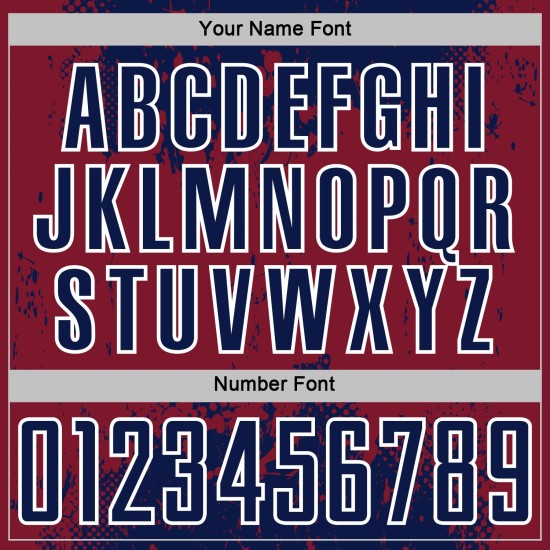 Navy Crimson-White Sublimation Sports Grunge Art Jersey Splatter Abstract Custom Soccer Uniform Navy Crimson-White Sublimation Sports Grunge Art Jersey Splatter Abstract Custom Soccer Uniform