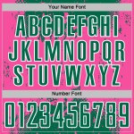 Grunge Custom Soccer Art Splatter Pink-White Kelly Jersey Uniform Sublimation Abstract Green Sports Grunge Custom Soccer Art Splatter Pink-White Kelly Jersey Uniform Sublimation Abstract Green Sports