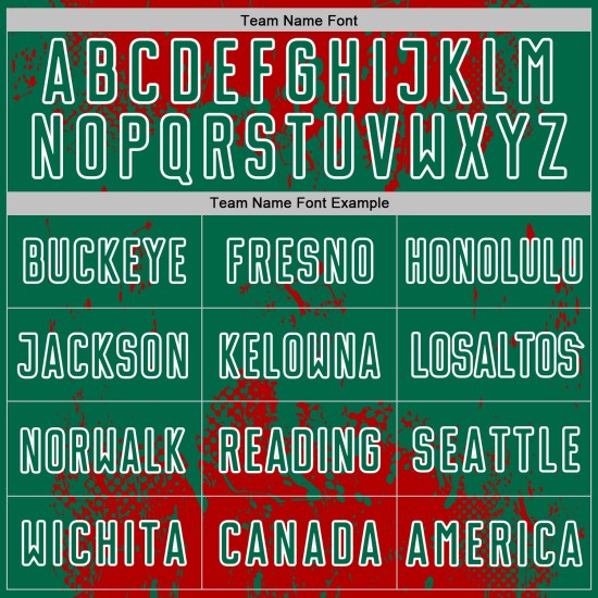 Kelly Sublimation Grunge Jersey Splatter Red Green-White Sports Abstract Soccer Custom Art Uniform Kelly Sublimation Grunge Jersey Splatter Red Green-White Sports Abstract Soccer Custom Art Uniform