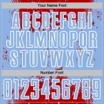 Grunge Splatter Blue-White Soccer Red Custom Abstract Sublimation Uniform Sports Art Jersey Light Grunge Splatter Blue-White Soccer Red Custom Abstract Sublimation Uniform Sports Art Jersey Light