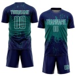 Uniform Art Custom Navy Sports Teal-White Soccer Grunge Abstract Jersey Splatter Sublimation Uniform Art Custom Navy Sports Teal-White Soccer Grunge Abstract Jersey Splatter Sublimation