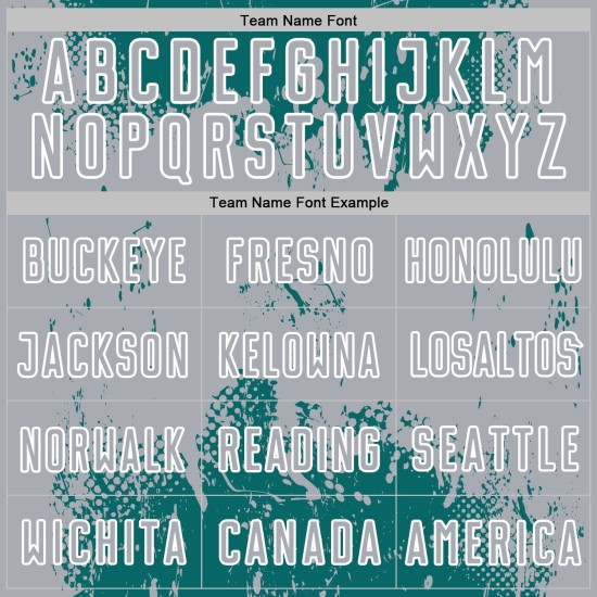 Gray-White Uniform Sublimation Teal Jersey Soccer Sports Abstract Splatter Custom Art Grunge Gray-White Uniform Sublimation Teal Jersey Soccer Sports Abstract Splatter Custom Art Grunge