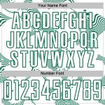 Sublimation Green Jersey Kelly Sports Custom Uniform Soccer Curve Lines White