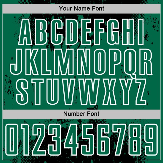 Art Soccer Custom Black Uniform Sublimation Green-White Splatter Kelly Abstract Sports Jersey Grunge Art Soccer Custom Black Uniform Sublimation Green-White Splatter Kelly Abstract Sports Jersey Grunge