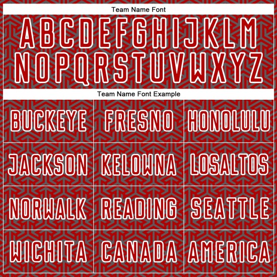 Steel Jersey Arrow Red Soccer Sublimation Uniform Geometric Custom Gray-White Steel Jersey Arrow Red Soccer Sublimation Uniform Geometric Custom Gray-White