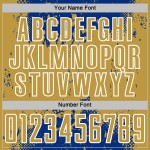 Jersey Soccer Custom Royal Abstract Splatter Old Sublimation Sports Uniform Grunge Gold-White Art Jersey Soccer Custom Royal Abstract Splatter Old Sublimation Sports Uniform Grunge Gold-White Art