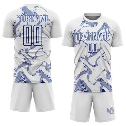 Uniform Lines Jersey Sports Royal Curve White Custom Soccer Sublimation