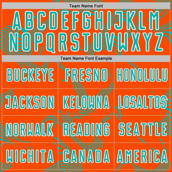 Soccer Sublimation Lines Orange Jersey Uniform Aqua-White Curve Sports Custom Soccer Sublimation Lines Orange Jersey Uniform Aqua-White Curve Sports Custom