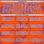 Purple-White Lines Jersey Orange Sports Sublimation Soccer Curve Custom Uniform Purple-White Lines Jersey Orange Sports Sublimation Soccer Curve Custom Uniform