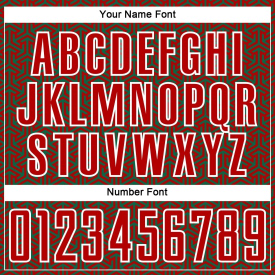 Red Jersey Sublimation Green-White Geometric Custom Kelly Uniform Soccer Arrow Red Jersey Sublimation Green-White Geometric Custom Kelly Uniform Soccer Arrow