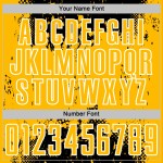 Abstract Custom Grunge Gold-White Sports Uniform Jersey Black Art Soccer Sublimation Splatter Abstract Custom Grunge Gold-White Sports Uniform Jersey Black Art Soccer Sublimation Splatter