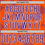 Purple-White Lines Jersey Orange Sports Sublimation Soccer Curve Custom Uniform Purple-White Lines Jersey Orange Sports Sublimation Soccer Curve Custom Uniform