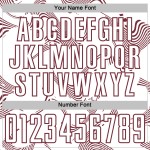 Curve Uniform Jersey Soccer White Sublimation Sports Burgundy Custom Lines Curve Uniform Jersey Soccer White Sublimation Sports Burgundy Custom Lines