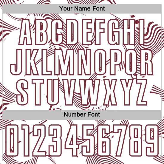 Curve Uniform Jersey Soccer White Sublimation Sports Burgundy Custom Lines Curve Uniform Jersey Soccer White Sublimation Sports Burgundy Custom Lines