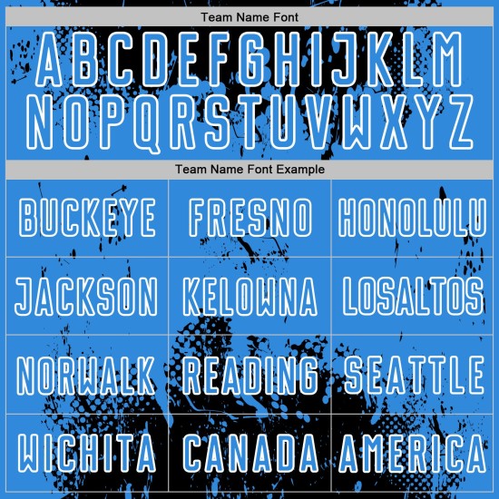 Uniform Sports Jersey Splatter Grunge Blue-White Custom Sublimation Soccer Abstract Powder Art Black Uniform Sports Jersey Splatter Grunge Blue-White Custom Sublimation Soccer Abstract Powder Art Black