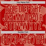 Cream Curve Red Lines Soccer Sublimation Uniform Sports Custom Jersey