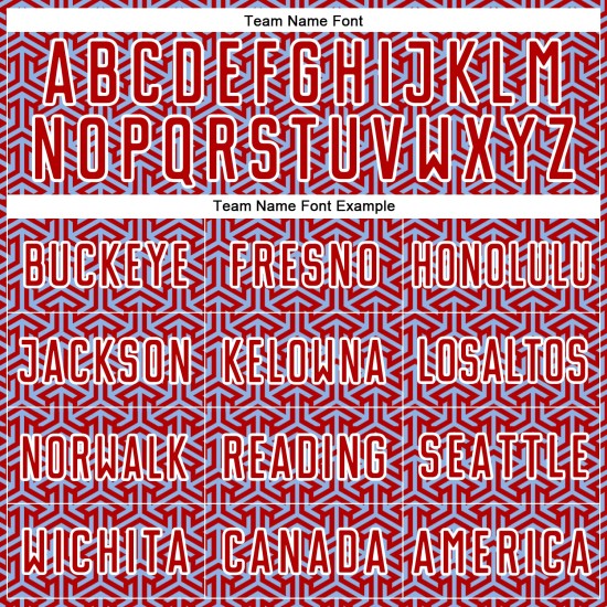 Soccer Jersey Custom Arrow Uniform Blue-White Sublimation Geometric Red Light