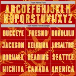 Lines Custom Sublimation Red Sports Jersey Uniform Gold-White Soccer Curve