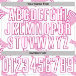 Sublimation Jersey Lines Custom White Pink Sports Curve Uniform Soccer Sublimation Jersey Lines Custom White Pink Sports Curve Uniform Soccer
