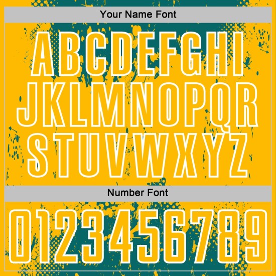 Sports Gold-White Jersey Uniform Sublimation Teal Soccer Splatter Art Custom Abstract Grunge Sports Gold-White Jersey Uniform Sublimation Teal Soccer Splatter Art Custom Abstract Grunge