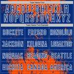 Soccer Royal-White Sports Custom Abstract Sublimation Art Orange Jersey Grunge Splatter Uniform Soccer Royal-White Sports Custom Abstract Sublimation Art Orange Jersey Grunge Splatter Uniform