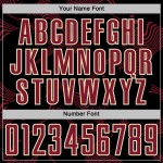 Soccer Crimson-Cream Lines Sports Custom Jersey Black Sublimation Uniform Curve Soccer Crimson-Cream Lines Sports Custom Jersey Black Sublimation Uniform Curve