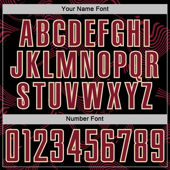 Soccer Crimson-Cream Lines Sports Custom Jersey Black Sublimation Uniform Curve Soccer Crimson-Cream Lines Sports Custom Jersey Black Sublimation Uniform Curve