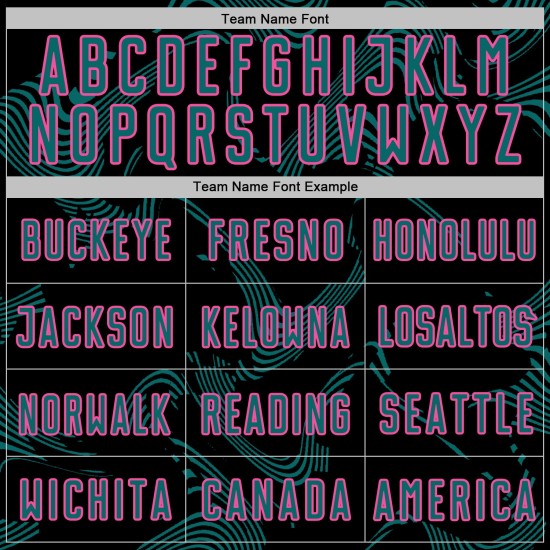 Sports Soccer Teal-Pink Custom Black Uniform Lines Sublimation Jersey Curve