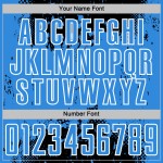 Uniform Sports Jersey Splatter Grunge Blue-White Custom Sublimation Soccer Abstract Powder Art Black Uniform Sports Jersey Splatter Grunge Blue-White Custom Sublimation Soccer Abstract Powder Art Black