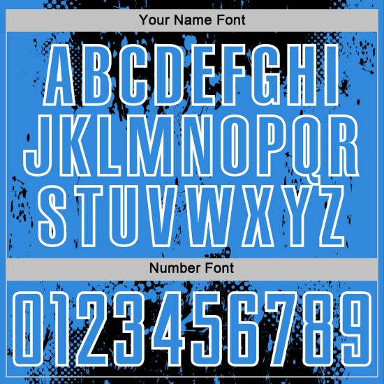 Uniform Sports Jersey Splatter Grunge Blue-White Custom Sublimation Soccer Abstract Powder Art Black Uniform Sports Jersey Splatter Grunge Blue-White Custom Sublimation Soccer Abstract Powder Art Black