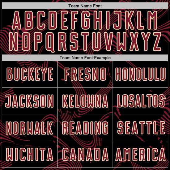 Soccer Crimson-Cream Lines Sports Custom Jersey Black Sublimation Uniform Curve Soccer Crimson-Cream Lines Sports Custom Jersey Black Sublimation Uniform Curve