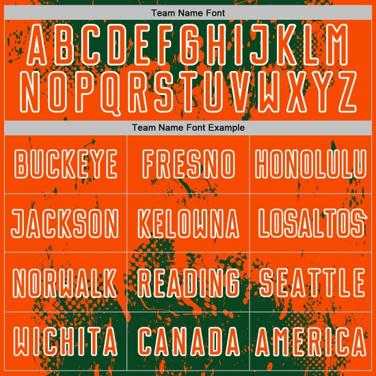 Art Soccer Uniform Sports Orange-White Custom Sublimation Grunge Splatter Abstract Jersey Green Art Soccer Uniform Sports Orange-White Custom Sublimation Grunge Splatter Abstract Jersey Green