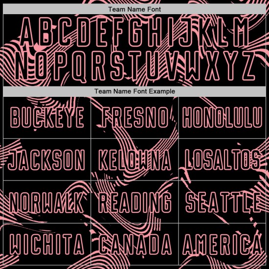 Soccer Custom Black Sports Jersey Pink Uniform Medium Curve Sublimation Lines