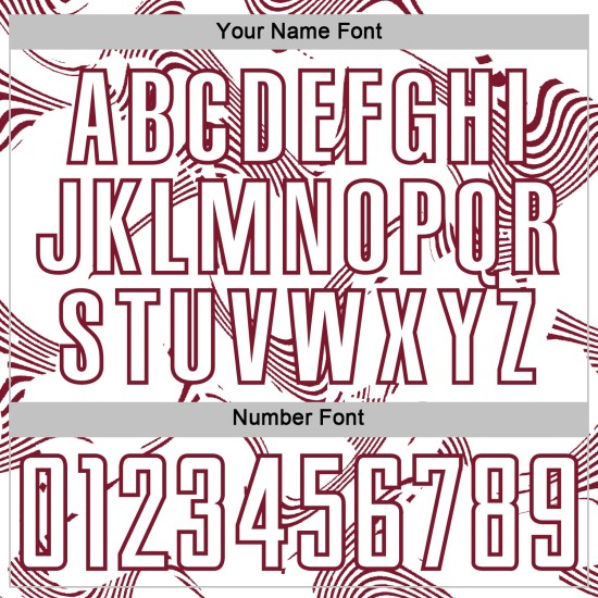 Custom Sublimation Lines White Uniform Curve Crimson Jersey Soccer Sports Custom Sublimation Lines White Uniform Curve Crimson Jersey Soccer Sports